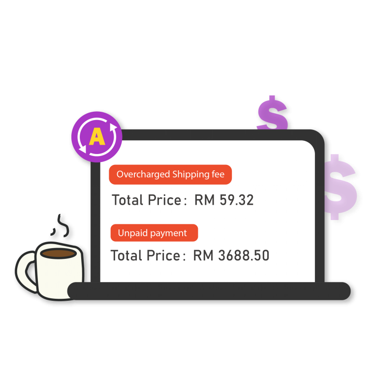 Auto-calculate e-Commerce marketplace payment