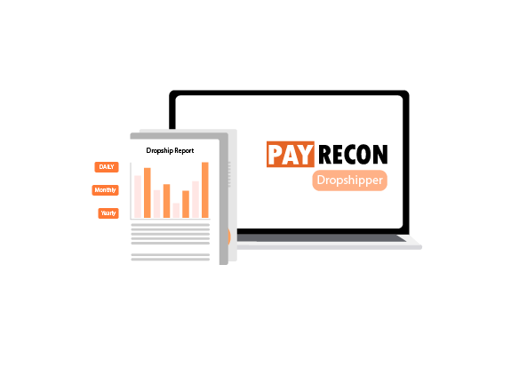 Quick-view at glance your daily, monthly, and even annual dropship order report.<br/><br/> Displaying all the shocking statistics with the most readable and digestible format- bar chart and pie chart, to easily check the purchased quantity and amount of the inventory, and gross profit.